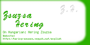 zsuzsa hering business card